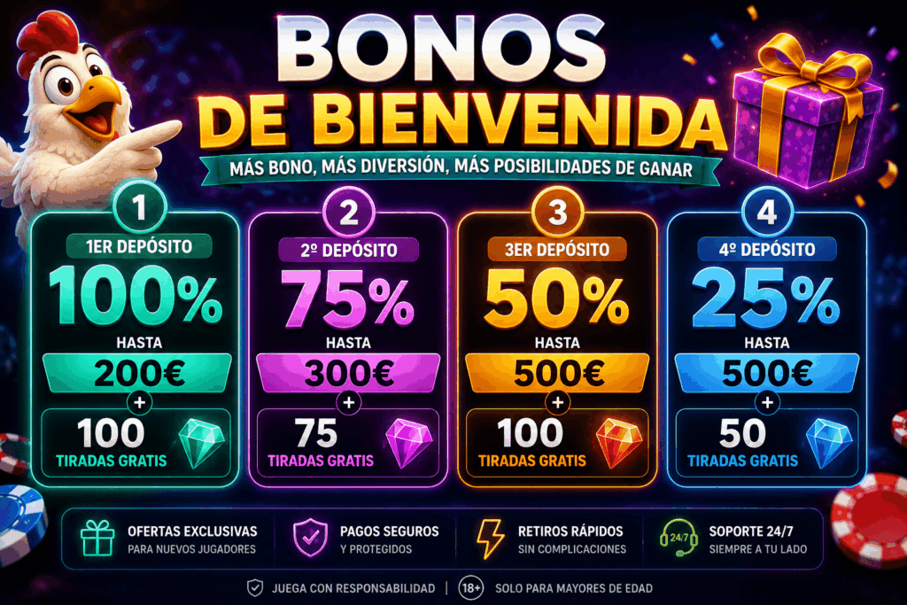 Bonos de Bienvenida en Chicken Road